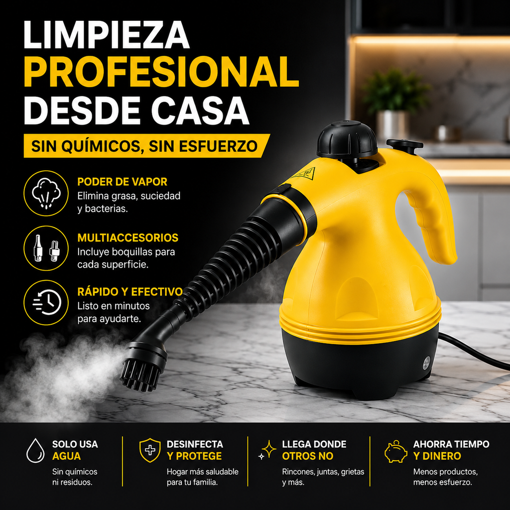 Limpiador a Vapor Multiusos